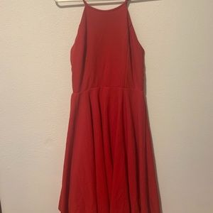 Lulu’s red party dress